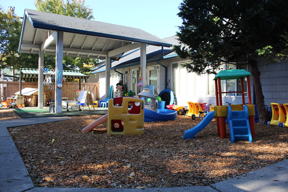 Playground for young toddlers