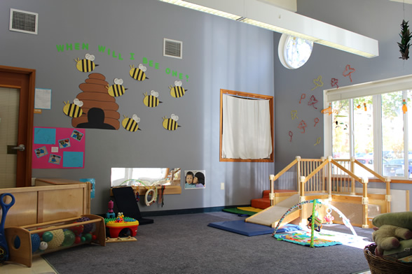 Infant classroom play structure