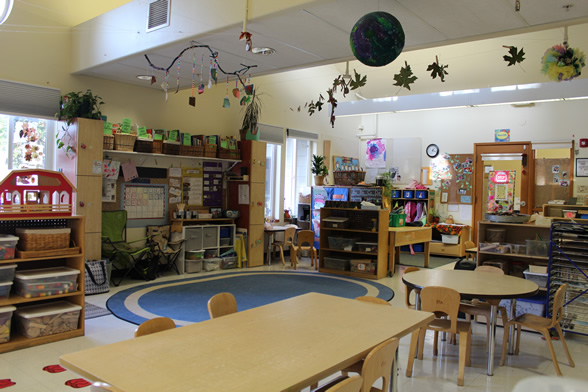 Classroom for pre Kindergarten children